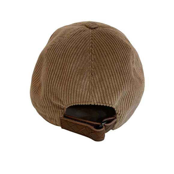 BOTTEGA VENETA Corduroy Intrecciato Cap in Beige - Picture 3 of 12